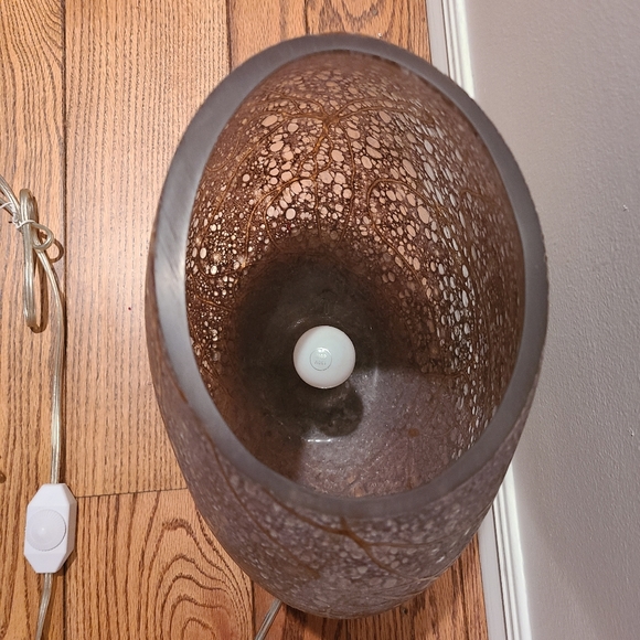 Decorative glass lamp with dimmer - Picture 3 of 10